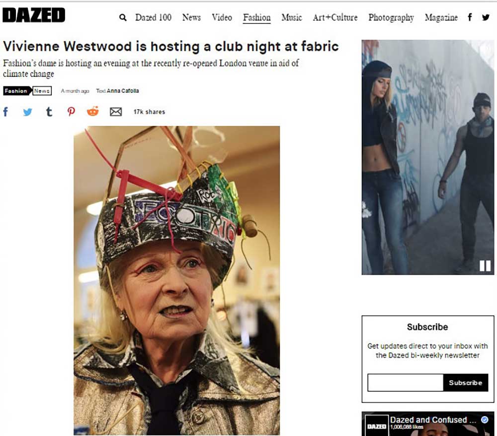 The Bulb produces Vivienne Westwood Says ‘SWITCH’ Campaign 4